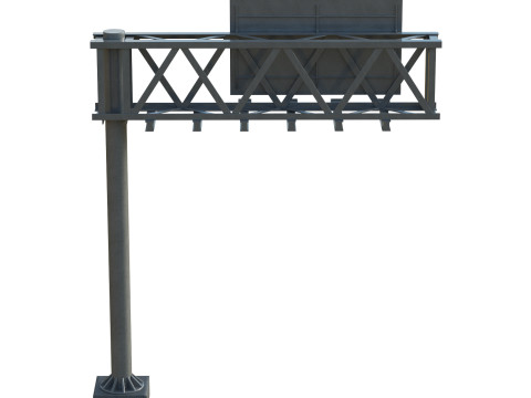 Highway Sign 02 Modelo 3D