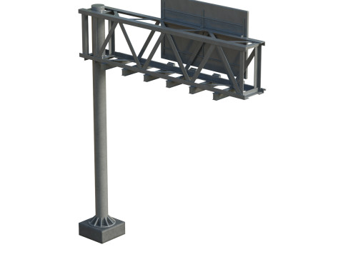 Highway Sign 02 Modelo 3D