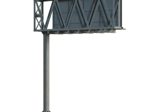 Highway Sign 03 3D Model