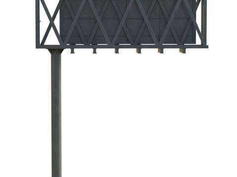 Highway Sign 03 3D मॉडल