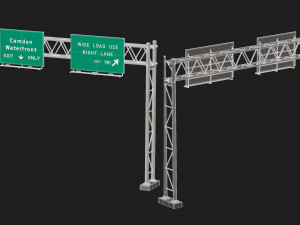 Highway Sign 04 Modèle 3D