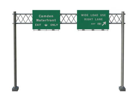 Highway Sign 04 3D Model
