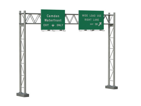 Highway Sign 04 Modèle 3D