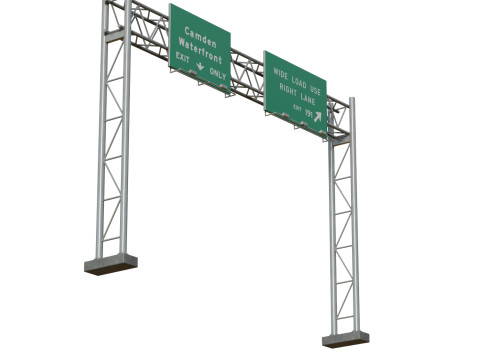 Highway Sign 04 Modèle 3D