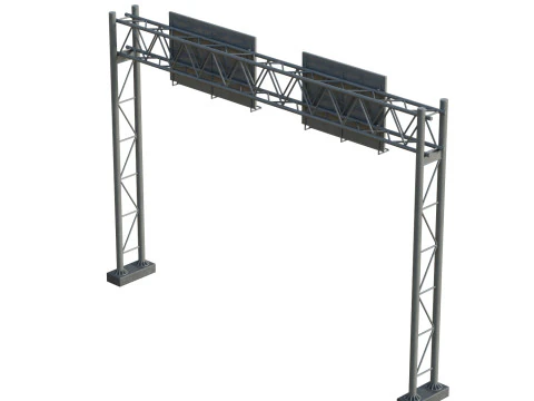 Highway Sign 04 3D Model