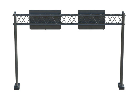 Highway Sign 04 3D Model