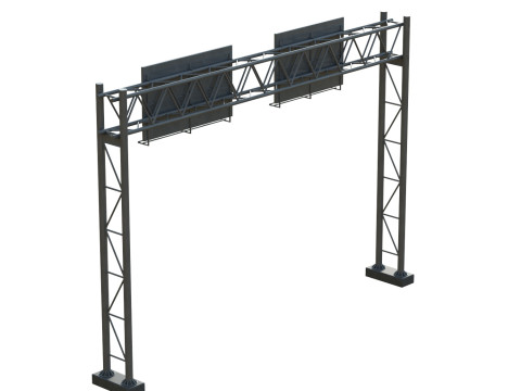 Highway Sign 04 Modèle 3D