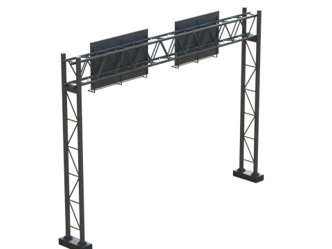 Highway Sign 04 3D Model