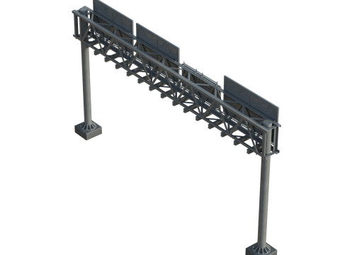 Highway Sign 05 3Dモデル