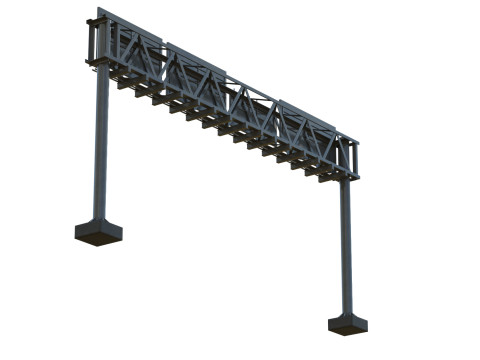 Highway Sign 05 3Dモデル