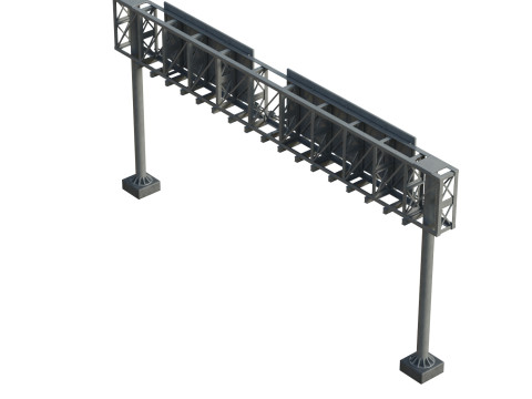 Highway Sign 06 3D Model