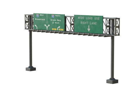 Highway Sign 06 3D Model