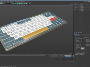 Nuphy AIR75 Keyboard Modelo 3D