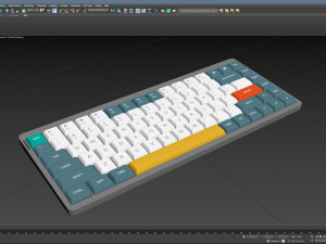Nuphy AIR75 Keyboard Modelo 3D