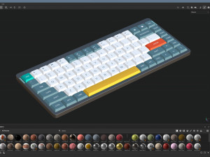 Nuphy AIR75 Keyboard Modelo 3D
