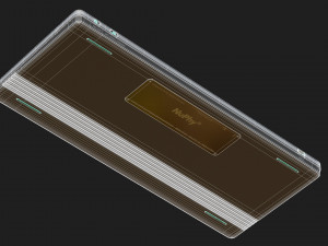 Nuphy AIR75 Keyboard Modelo 3D