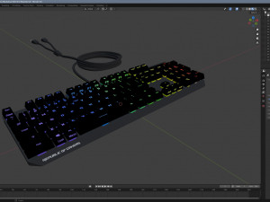 Asus ROG Strix Black 3D-Modell