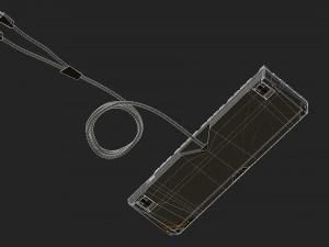 Asus ROG Strix Preto Modelo 3D