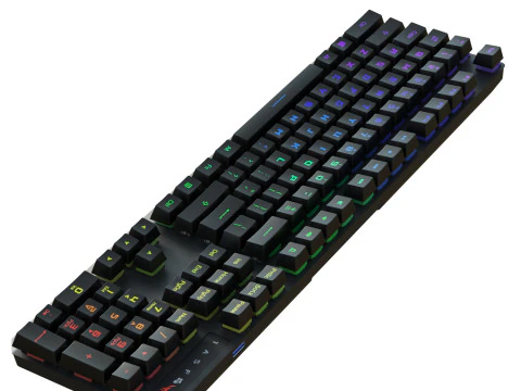 Asus ROG Strix Preto Modelo 3D