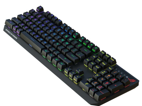 Asus ROG Strix Preto Modelo 3D