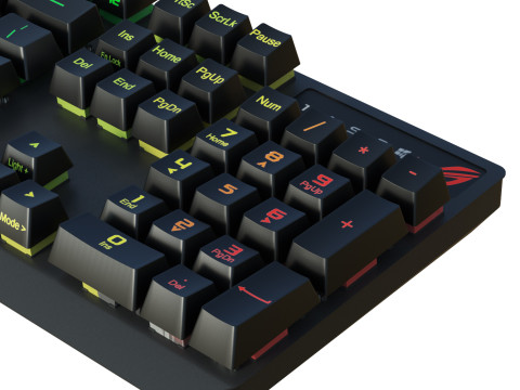 Asus ROG Strix Black 3D-Modell