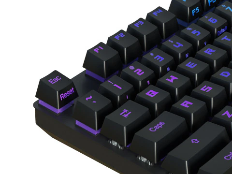 Asus ROG Strix Preto Modelo 3D