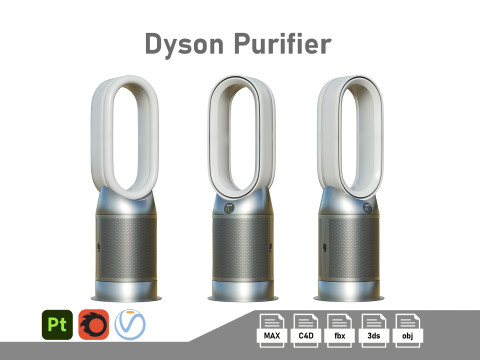 Dyson Purifier 3D-Modell