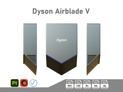 Dyson Airblade V 3D-Modell