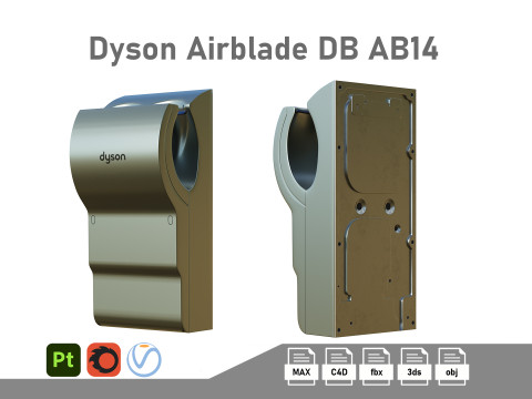 Dyson Airblade db AB14 3D-Modell