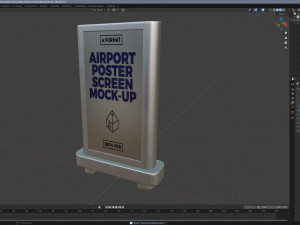 Advertising Billboard 3D Модель