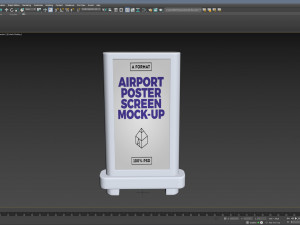 Advertising Billboard 3D Модель