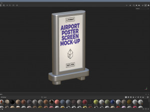 Advertising Billboard 3D Модель