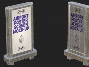 Advertising Billboard 3D Модель
