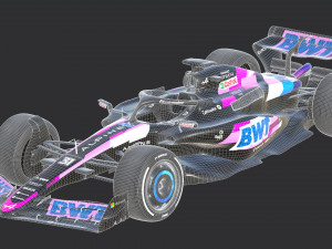 F1 Alpine A523 2023 3D Model