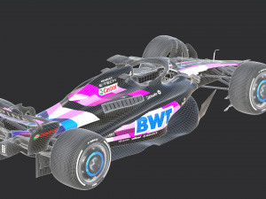 F1 Alpine A523 2023 3D Model