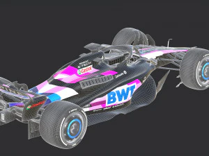 F1 Alpine A523 2023 3D Model