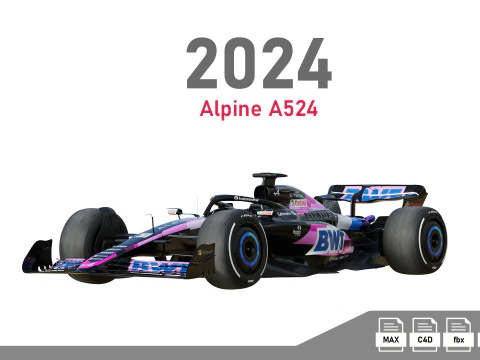 F1 Alpino A523 2023 Modelo 3D