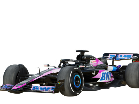 F1 Alpine A523 2023 3D Model