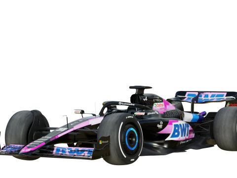 F1 Alpine A523 2023 3D Model