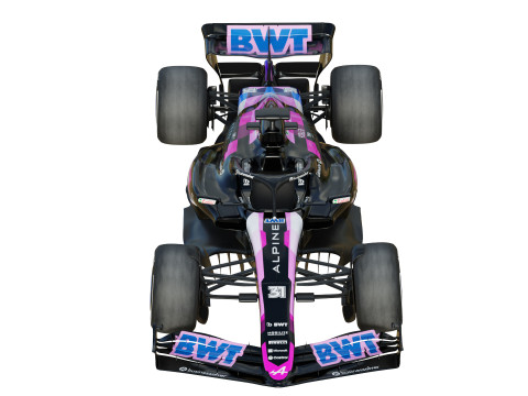 F1 Alpine A523 2023 3D Model