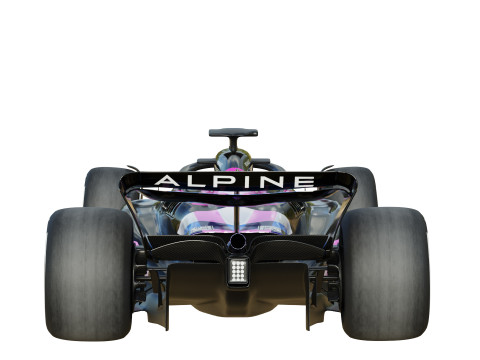 F1 Alpine A523 2023 3D Model