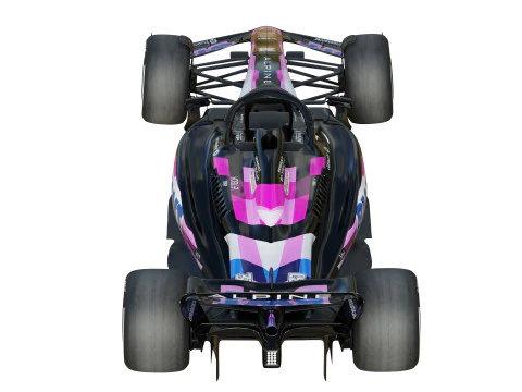 F1 Alpine A523 2023 3D Model