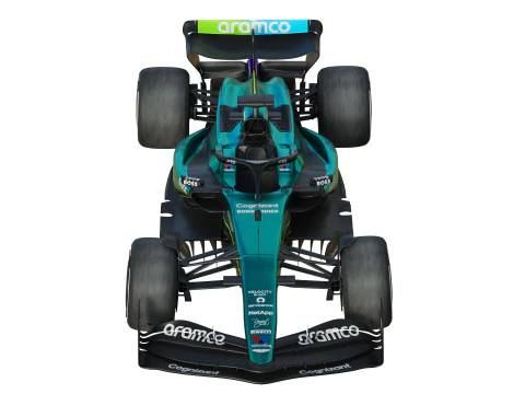 F1 Aston Martin AMR24 2024 Modèle 3D