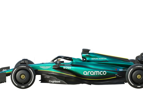 F1 Aston Martin AMR 24 2024 Model 3D