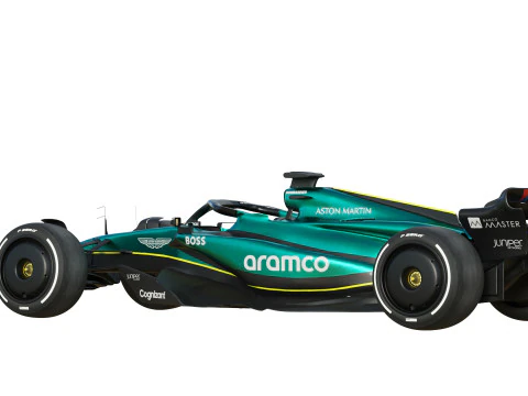 F1 Aston Martin AMR24 2024 Modèle 3D