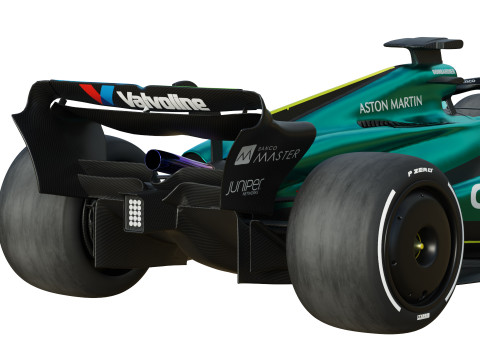 F1 Aston Martin AMR 24 2024 Model 3D