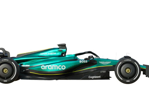 F1 Aston Martin AMR24 2024 Modèle 3D