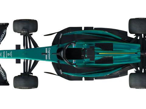 F1 Aston Martin AMR24 2024 Modèle 3D