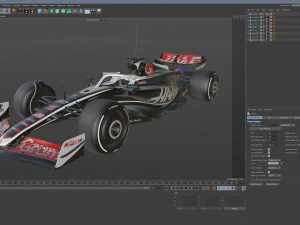 F1 Haas VF-24 2024 3D Model