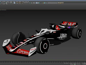 F1 Haas VF-24 2024 3D Model